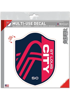 St Louis City SC 6x6 Auto Decal - Navy Blue