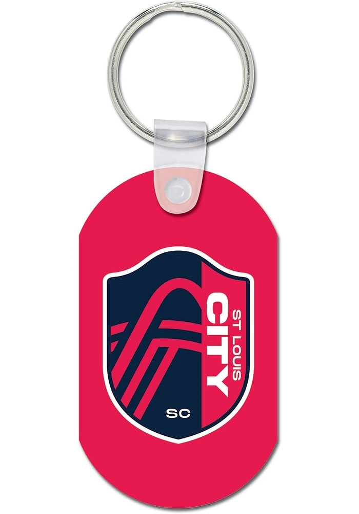 St Louis City SC Aluminum Keychain - Navy Blue