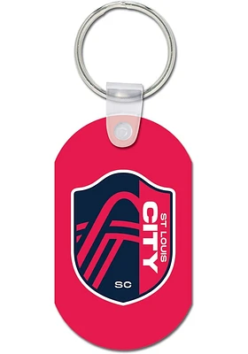 St Louis City SC Aluminum Keychain - Navy Blue