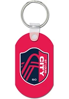 St Louis City SC Aluminum Keychain - Navy Blue