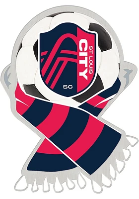 St Louis City SC Souvenir Scarf Pin - Navy Blue