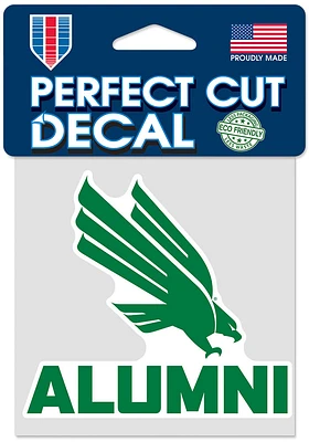 North Texas Mean Green Alumni 4x4 Auto Decal - Green
