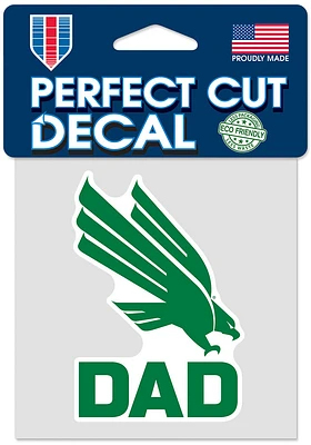 North Texas Mean Green Dad 4x4 Auto Decal - Green