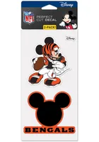 Cincinnati Bengals Mickey Mouse Auto Decal - Orange