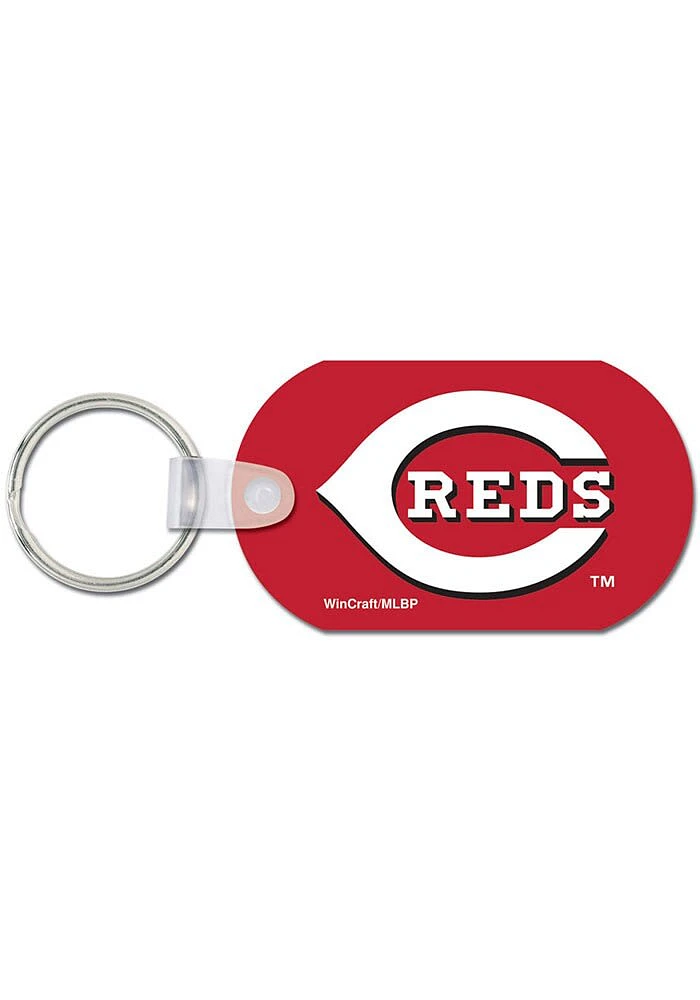 Cincinnati Reds Aluminum Keychain - Red