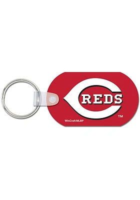 Cincinnati Reds Aluminum Keychain - Red