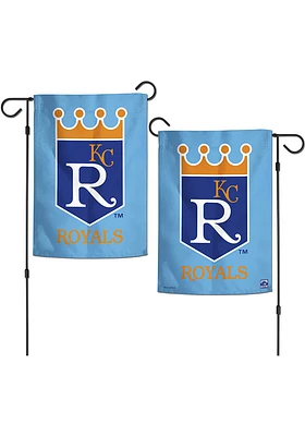 Kansas City Royals Two Sided Retro Team Logo Garden Flag - Blue