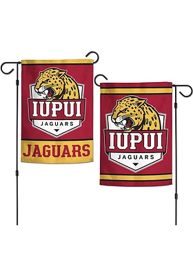 IUPUI Jaguars 12x18 2 sided Garden Flag - Red