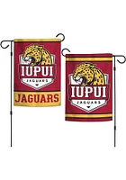 IUPUI Jaguars 12x18 2 sided Garden Flag - Red