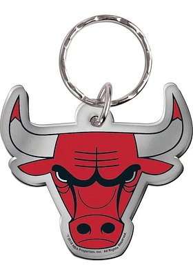 Chicago Bulls Freeform Keychain - Red