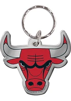 Chicago Bulls Freeform Keychain - Red