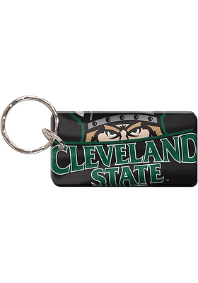 Cleveland State Vikings Mega Line Keychain - Green