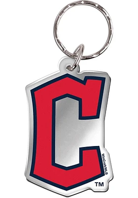 Cleveland Guardians Metallic Keychain - Red