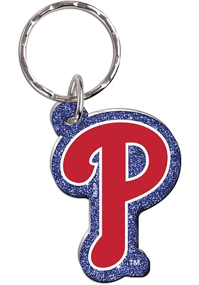 Philadelphia Phillies Metallic Keychain - Red