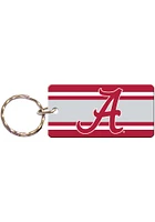 Alabama Crimson Tide Stripe Keychain