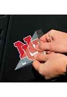 Nebraska Cornhuskers 4x4 Inch Vault Auto Decal - Red