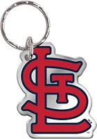 St Louis Cardinals Metallic Keychain - Red