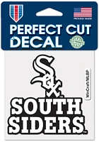 Chicago White Sox 4x4 Slogan Auto Decal - Black