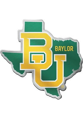 Baylor Bears State Shape Car Emblem