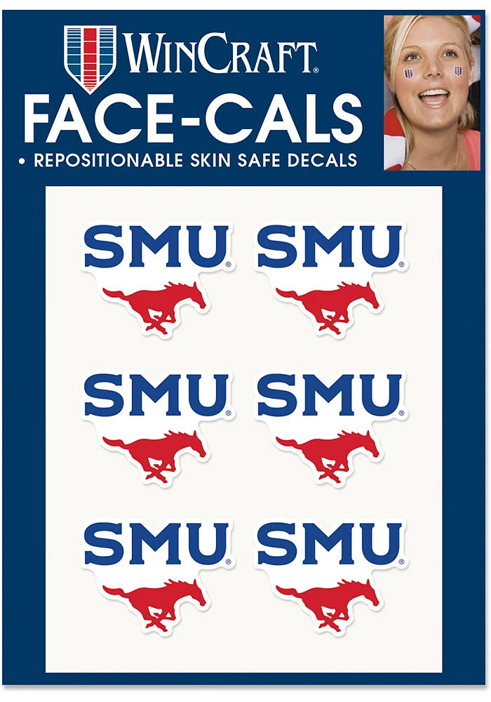 SMU Mustangs 6 Pack Tattoo