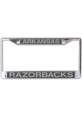 Arkansas Razorbacks Carbon Fiber License Plate Frame -