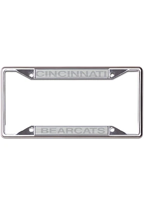 Cincinnati Bearcats Frosted Metallic License Plate Frame -