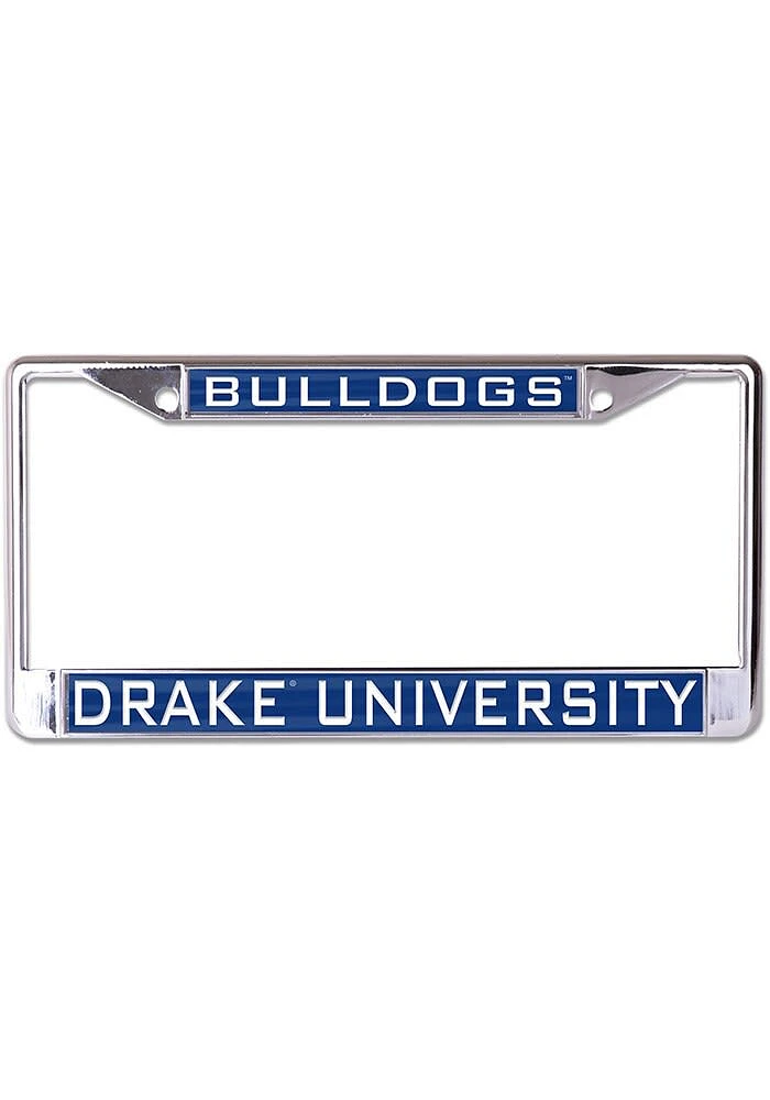 Drake Bulldogs Metallic Inlaid License Plate Frame -