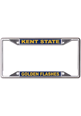 Kent State Golden Flashes Metallic Inlaid License Plate Frame -