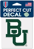 Baylor Bears 4x4 Auto Decal - Green