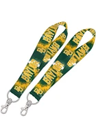 Baylor Bears Tie Dye Key Strap Lanyard - Green