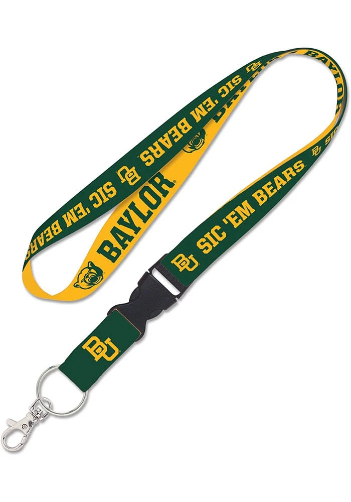 Baylor Bears Slogan Lanyard - Green