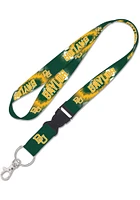 Baylor Bears Tie Dye Lanyard - Green