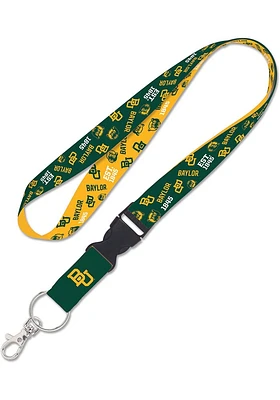 Baylor Bears Scatterprint Lanyard - Green