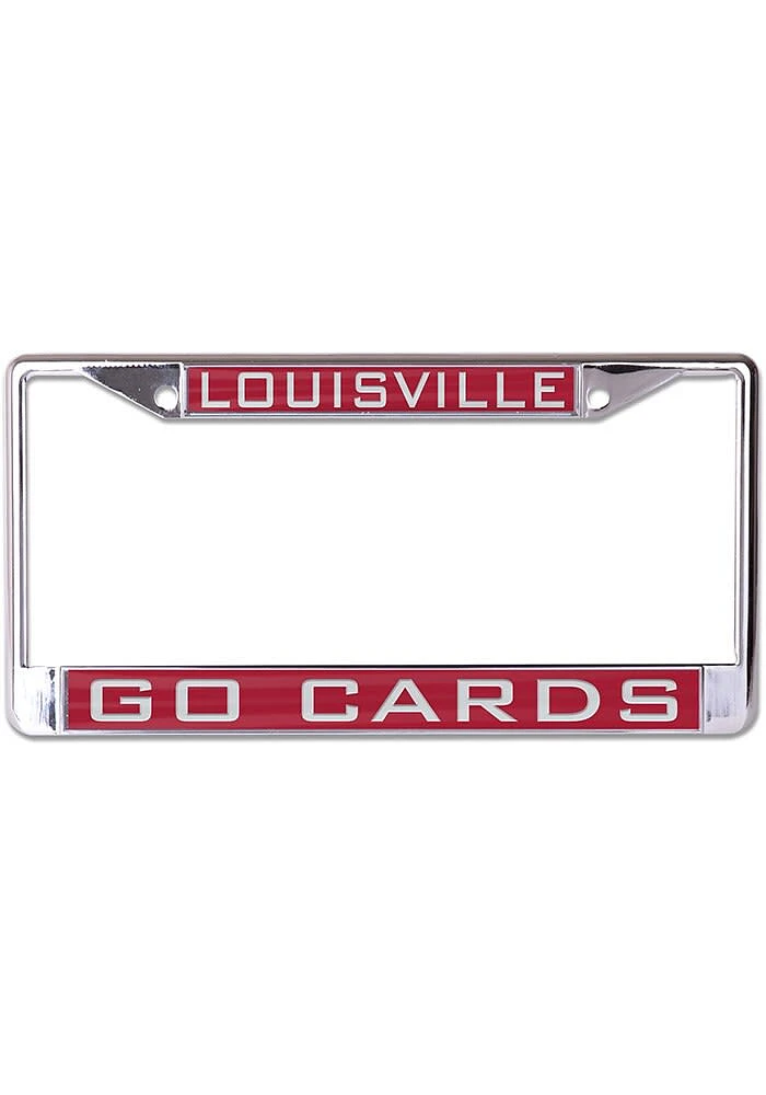 Louisville Cardinals Slogan License Plate Frame -
