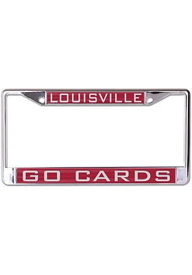 Louisville Cardinals Slogan License Plate Frame -