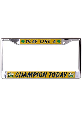 Notre Dame Fighting Irish Slogan License Plate Frame -