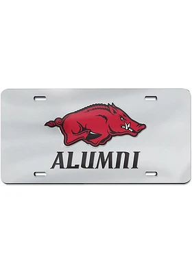 Arkansas Razorbacks  Acrylic Car Accessory License Plate