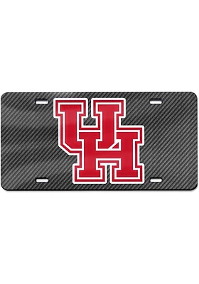 Houston Cougars  Carbon Fiber Car Accessory License Plate