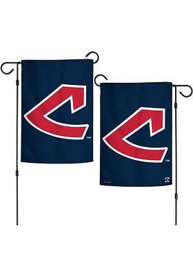 Cleveland Guardians 12.5x18 retro Garden Flag - Navy Blue