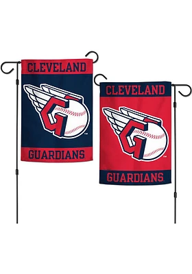 Cleveland Guardians 12.5x18 stripe Garden Flag - Navy Blue