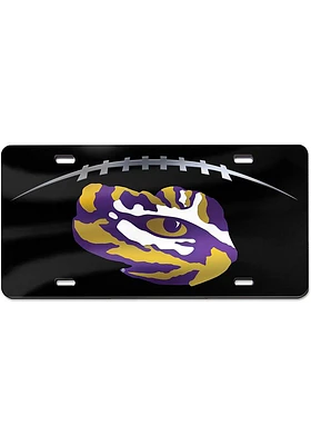 LSU Tigers  Acrylic Car Accessory License Plate