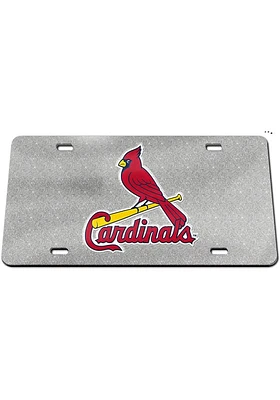 St Louis Cardinals  Glitter Car Accessory License Plate