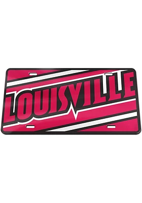 Louisville Cardinals  Mega Logo Car Accessory License Plate