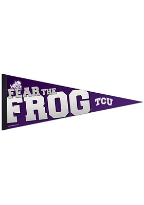 TCU Horned Frogs Premium 12x30 Pennant - Purple