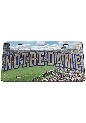 Notre Dame Fighting Irish  Stadium Car Accessory License Plate