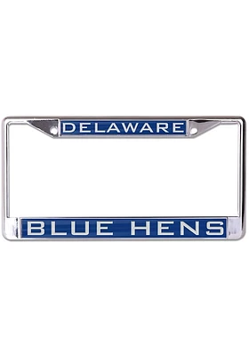 Delaware Fightin' Blue Hens Metallic License Frame