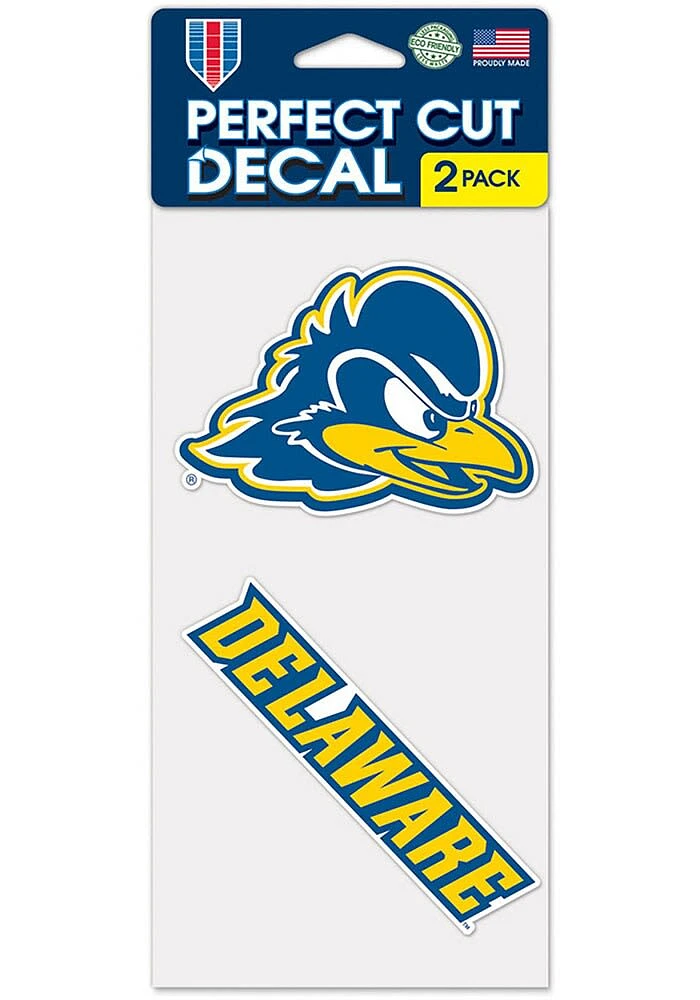 Delaware Fightin' Blue Hens 2pk Auto Decal - Blue