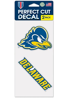 Delaware Fightin' Blue Hens 2pk Auto Decal - Blue