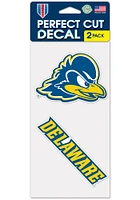 Delaware Fightin' Blue Hens 2pk Auto Decal - Blue