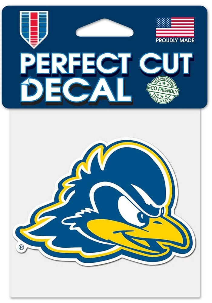 Delaware Fightin' Blue Hens 4x4 Auto Decal - Blue